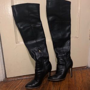 Thigh high Faux leather boots